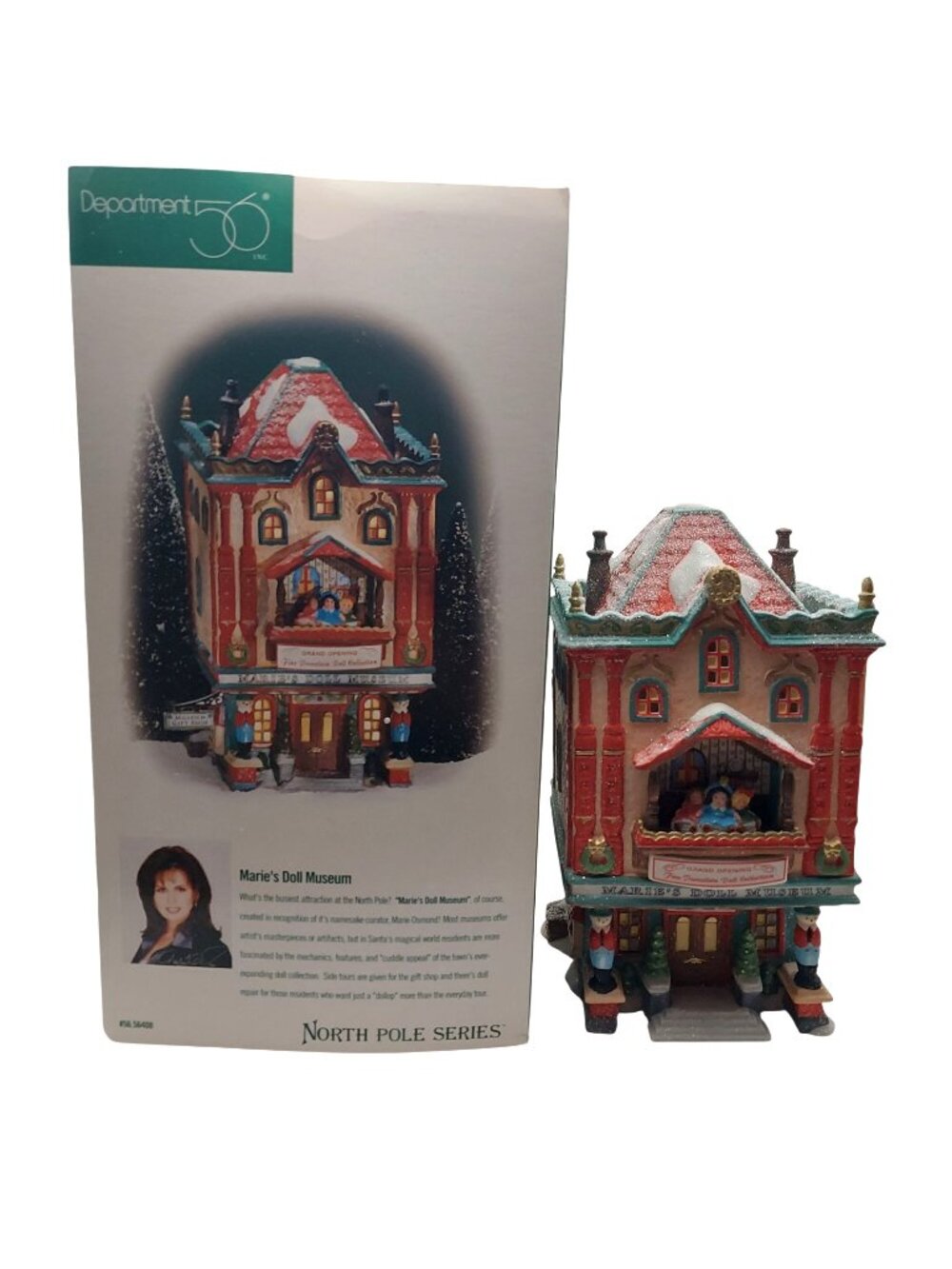 Department 56 Maries Doll Museum North Pole Osmond Christmas Village 56.56408